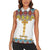 Ethiopian Epiphany Women Sleeveless Polo Shirt Cross Mix Tilet Pattern