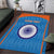 Custom India Cricket Area Rug Go Men in Blue - Wonder Print Shop