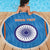 Custom India Cricket Beach Blanket Go Men in Blue - Wonder Print Shop