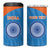 Custom India Cricket 4 in 1 Can Cooler Tumbler Go Men in Blue - Wonder Print Shop