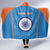 Custom India Cricket Hooded Blanket Go Men in Blue