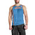 Custom India Cricket Men Tank Top Go Men in Blue