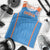 Custom India Cricket Men Tank Top Go Men in Blue