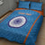 Custom India Cricket Quilt Bed Set Go Men in Blue - Wonder Print Shop