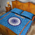 Custom India Cricket Quilt Bed Set Go Men in Blue - Wonder Print Shop