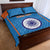 Custom India Cricket Quilt Bed Set Go Men in Blue - Wonder Print Shop