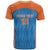 Custom India Cricket T Shirt Go Men in Blue