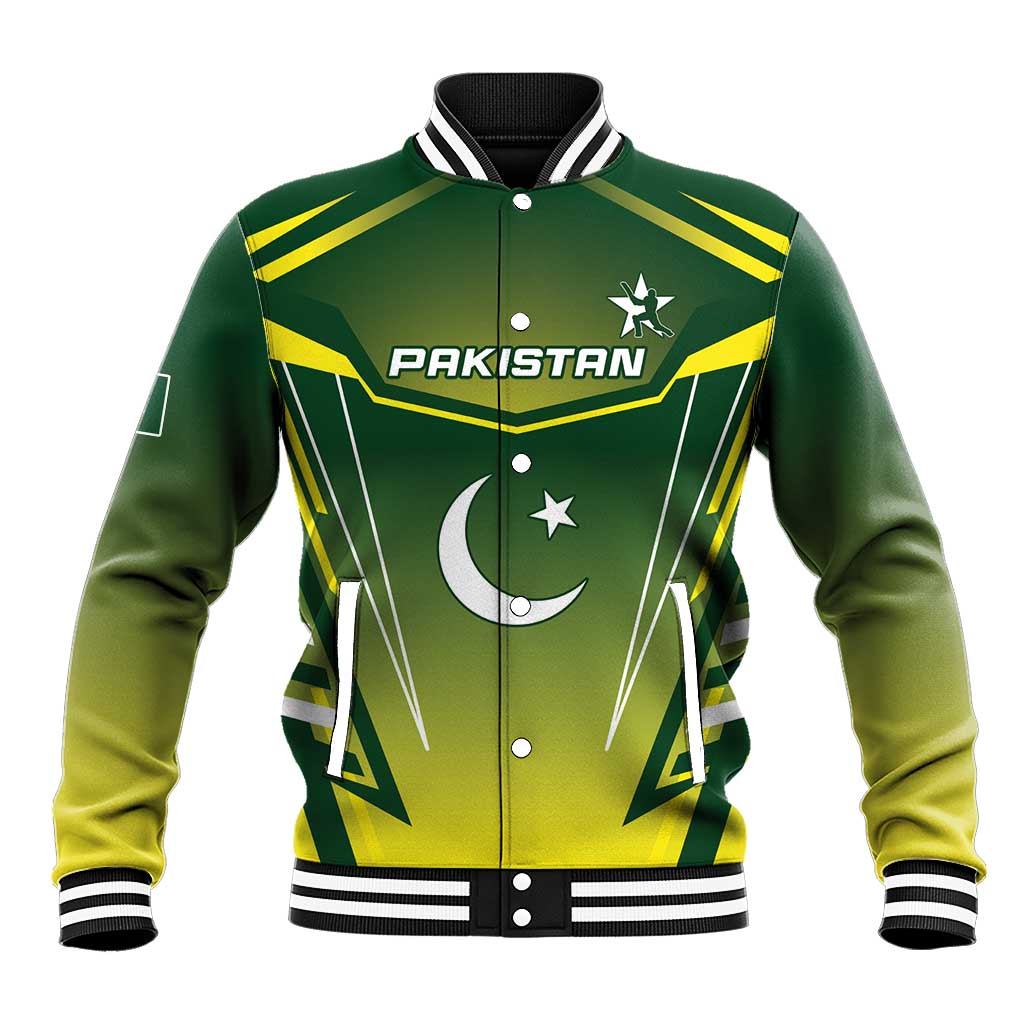 Custom Pakistan Cricket Baseball Jacket Go Shaheens - Wonder Print Shop