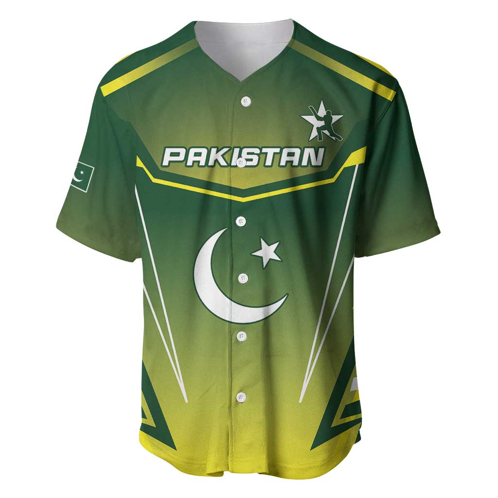 Custom Pakistan Cricket Baseball Jersey Go Shaheens - Wonder Print Shop