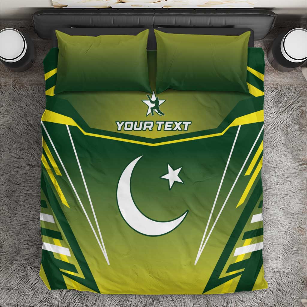 Custom Pakistan Cricket Bedding Set Go Shaheens - Wonder Print Shop