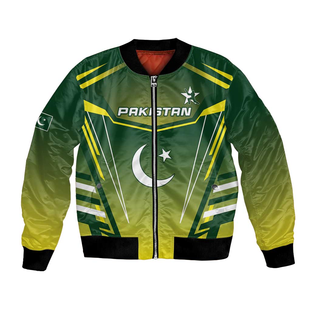 Custom Pakistan Cricket Bomber Jacket Go Shaheens - Wonder Print Shop