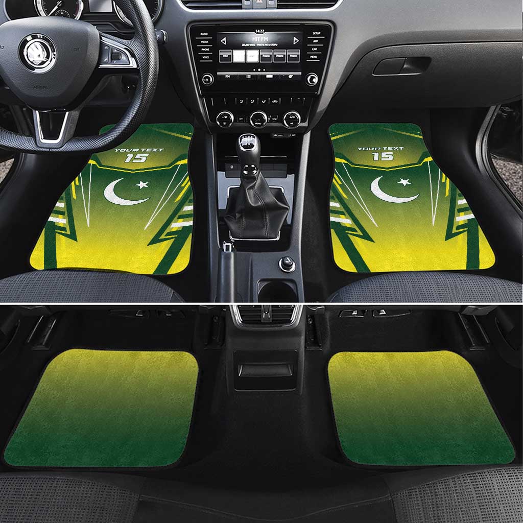 Custom Pakistan Cricket Car Mats Go Shaheens - Wonder Print Shop