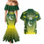 Custom Pakistan Cricket Couples Matching Mermaid Dress and Hawaiian Shirt Go Shaheens - Wonder Print Shop