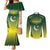 Custom Pakistan Cricket Couples Matching Mermaid Dress and Long Sleeve Button Shirt Go Shaheens