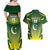 Custom Pakistan Cricket Couples Matching Off Shoulder Maxi Dress and Hawaiian Shirt Go Shaheens - Wonder Print Shop