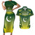 Custom Pakistan Cricket Couples Matching Short Sleeve Bodycon Dress and Hawaiian Shirt Go Shaheens - Wonder Print Shop