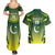 Custom Pakistan Cricket Couples Matching Summer Maxi Dress and Hawaiian Shirt Go Shaheens - Wonder Print Shop