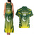 Custom Pakistan Cricket Couples Matching Tank Maxi Dress and Hawaiian Shirt Go Shaheens - Wonder Print Shop