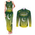 Custom Pakistan Cricket Couples Matching Tank Maxi Dress and Long Sleeve Button Shirt Go Shaheens - Wonder Print Shop