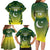 Custom Pakistan Cricket Family Matching Long Sleeve Bodycon Dress and Hawaiian Shirt Go Shaheens - Wonder Print Shop