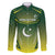 Custom Pakistan Cricket Family Matching Long Sleeve Bodycon Dress and Hawaiian Shirt Go Shaheens - Wonder Print Shop