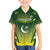 Custom Pakistan Cricket Family Matching Long Sleeve Bodycon Dress and Hawaiian Shirt Go Shaheens - Wonder Print Shop