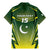 Custom Pakistan Cricket Family Matching Mermaid Dress and Hawaiian Shirt Go Shaheens - Wonder Print Shop