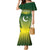 Custom Pakistan Cricket Family Matching Mermaid Dress and Hawaiian Shirt Go Shaheens - Wonder Print Shop