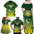 Custom Pakistan Cricket Family Matching Off Shoulder Maxi Dress and Hawaiian Shirt Go Shaheens - Wonder Print Shop