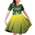 Custom Pakistan Cricket Family Matching Off Shoulder Short Dress and Hawaiian Shirt Go Shaheens - Wonder Print Shop