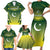 Custom Pakistan Cricket Family Matching Short Sleeve Bodycon Dress and Hawaiian Shirt Go Shaheens - Wonder Print Shop