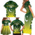 Custom Pakistan Cricket Family Matching Short Sleeve Bodycon Dress and Hawaiian Shirt Go Shaheens - Wonder Print Shop