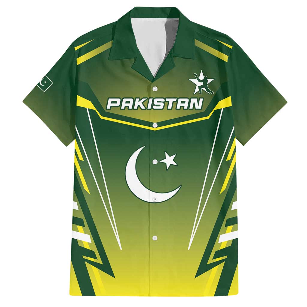 Custom Pakistan Cricket Hawaiian Shirt Go Shaheens - Wonder Print Shop