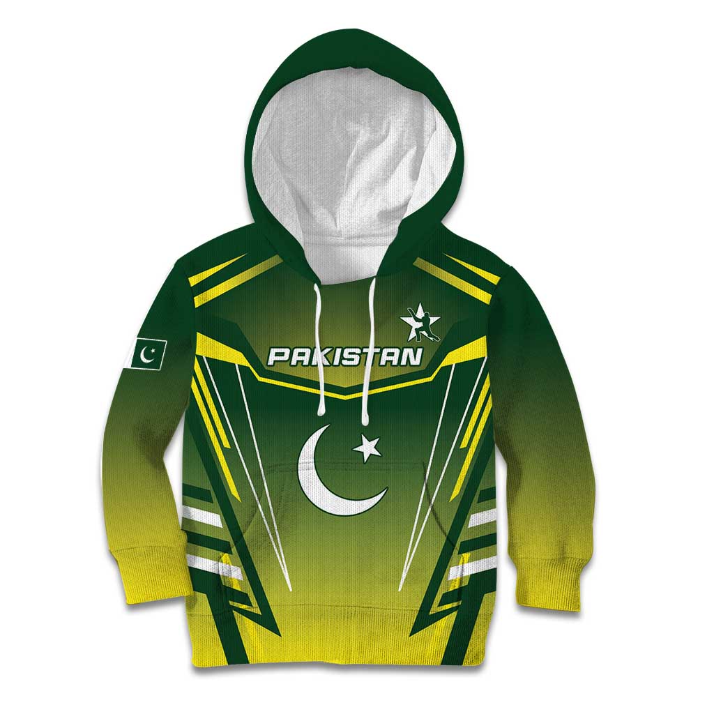 Custom Pakistan Cricket Kid Hoodie Go Shaheens - Wonder Print Shop