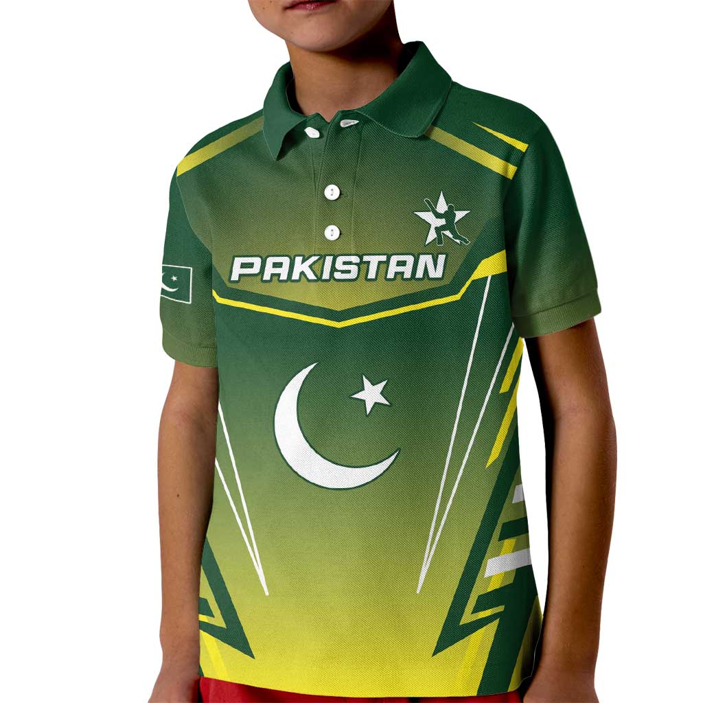 Custom Pakistan Cricket Kid Polo Shirt Go Shaheens - Wonder Print Shop