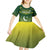 Custom Pakistan Cricket Kid Short Sleeve Dress Go Shaheens - Wonder Print Shop