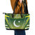 Custom Pakistan Cricket Leather Tote Bag Go Shaheens - Wonder Print Shop