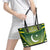 Custom Pakistan Cricket Leather Tote Bag Go Shaheens - Wonder Print Shop