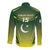 Custom Pakistan Cricket Long Sleeve Button Shirt Go Shaheens - Wonder Print Shop