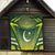 Custom Pakistan Cricket Quilt Go Shaheens