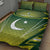 Custom Pakistan Cricket Quilt Bed Set Go Shaheens