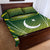 Custom Pakistan Cricket Quilt Bed Set Go Shaheens