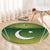 Custom Pakistan Cricket Round Carpet Go Shaheens