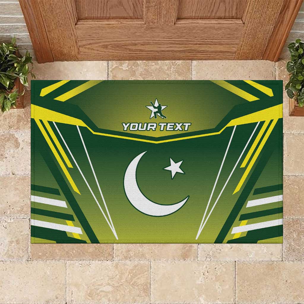 Custom Pakistan Cricket Rubber Doormat Go Shaheens