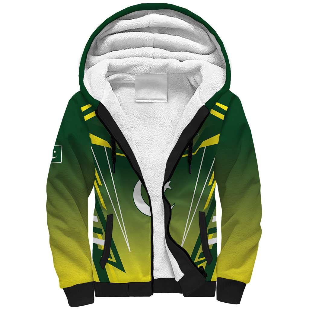 Custom Pakistan Cricket Sherpa Hoodie Go Shaheens