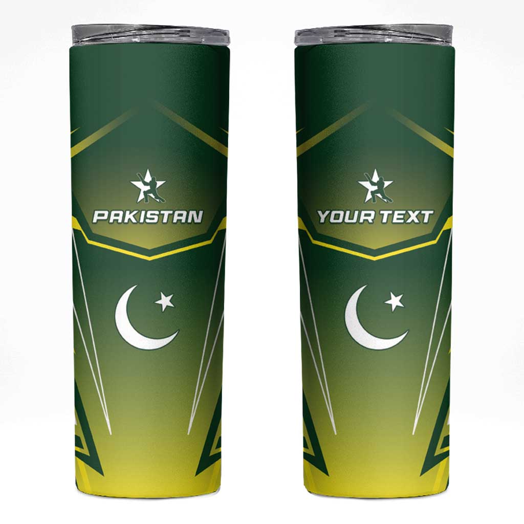 Custom Pakistan Cricket Skinny Tumbler Go Shaheens