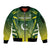 Custom Pakistan Cricket Sleeve Zip Bomber Jacket Go Shaheens