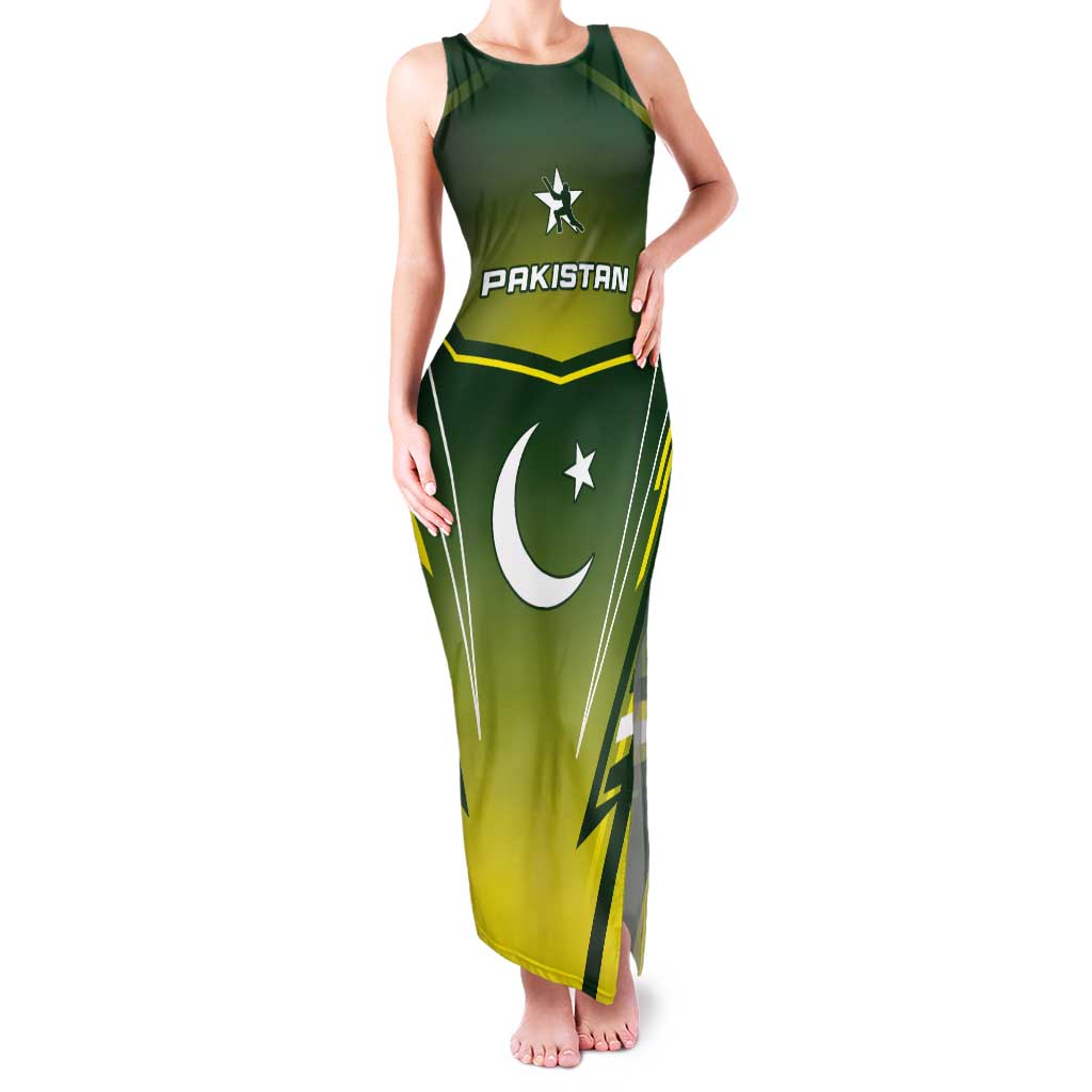 Custom Pakistan Cricket Tank Maxi Dress Go Shaheens