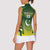 Custom Pakistan Cricket Women Sleeveless Polo Shirt Go Shaheens