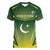 Custom Pakistan Cricket Women V-Neck T-Shirt Go Shaheens